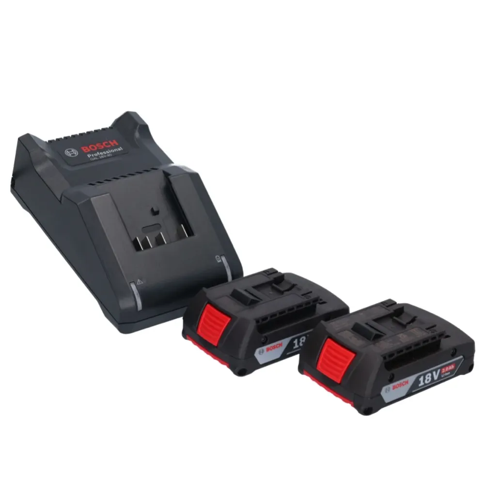 Bosch GSR 18V-55 Profesjonalna akumulatorowa wiertarko-wkrętarka 18 V 55 Nm bezszczotkowa + 2x akumulator 2,0 Ah + ładowar...