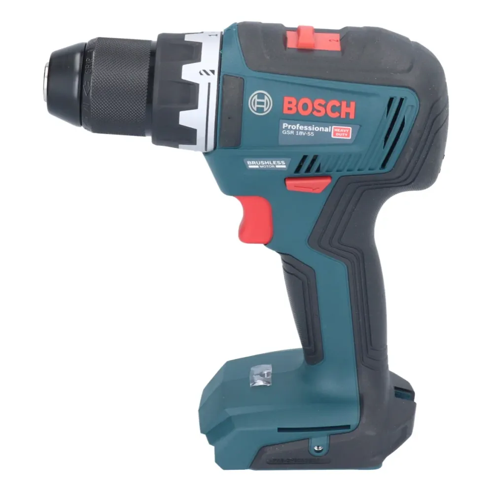 Bosch GSR 18V-55 Profesjonalna akumulatorowa wiertarko-wkrętarka 18 V 55 Nm bezszczotkowa ( 0615A5002P ) + 3x akumulator P...