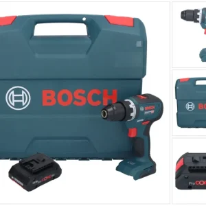 Bosch GSR 18V-55 Profesjonalna akumulatorowa wiertarko-wkrętarka 18 V 55 Nm bezszczotkowa + 1x akumulator ProCORE 4,0 Ah +...