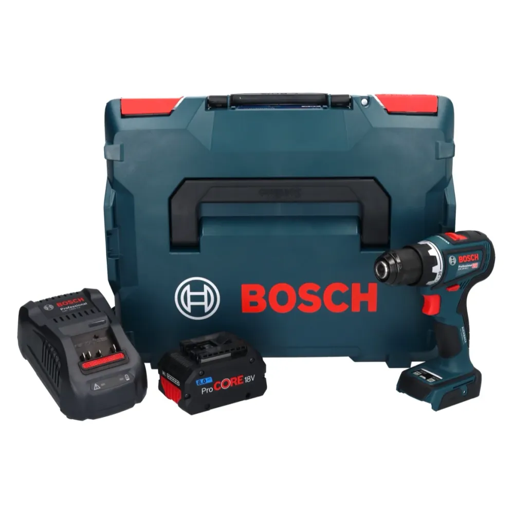 Bosch GSR 18V-90 C Profesjonalna akumulatorowa wiertarko-wkrętarka 18 V 64 Nm bezszczotkowa + 1x akumulator ProCORE 8,0 Ah...