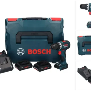 Bosch GSR 18V-90 C Profesjonalna akumulatorowa wiertarko-wkrętarka 18 V 64 Nm bezszczotkowa ( 06019K6004 ) + 2x akumulator...