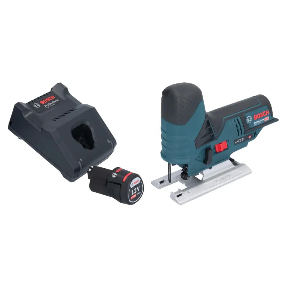 Bosch GST 12V-70 Profesjonalna wyrzynarka akumulatorowa 12 V 70 mm + 1x akumulator 2,0 Ah + ładowarka Bosch Professional