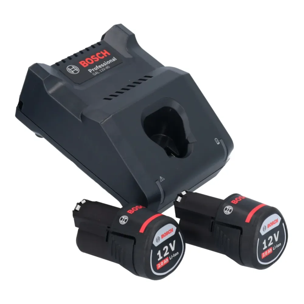 Bosch GST 12V-70 Profesjonalna wyrzynarka akumulatorowa 12 V 70 mm + 2x akumulator 2,0 Ah + ładowarka Bosch Professional