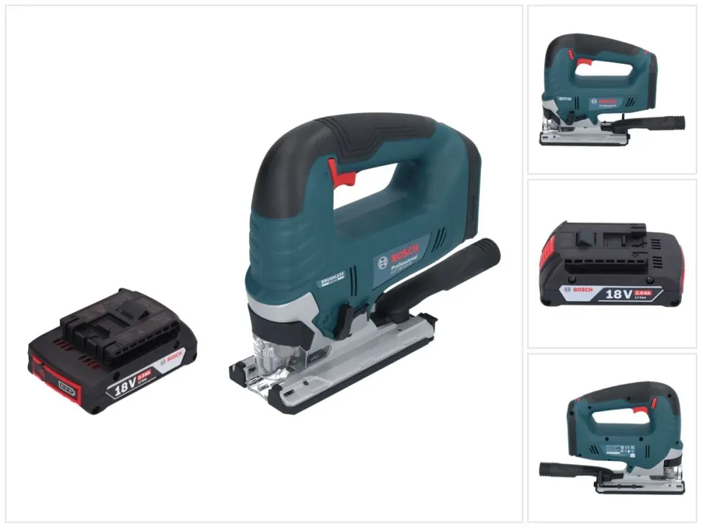 Bosch GST 18V-125 B Profesjonalna wyrzynarka akumulatorowa 18 V 125 mm bezszczotkowa + 1x akumulator 2,0 Ah - bez ładowark...