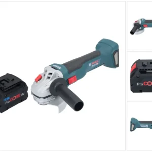 Bosch GWS 18V-10 Profesjonalna akumulatorowa szlifierka kątowa 18 V 115 mm bezszczotkowa + 1x akumulator ProCORE 8,0 Ah -...