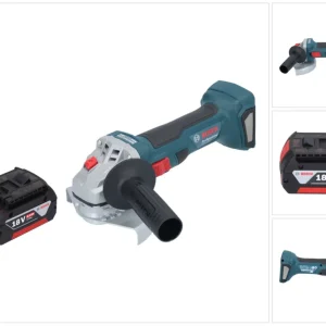 Bosch GWS 18V-7 Profesjonalna akumulatorowa szlifierka kątowa 18 V 125 mm bezszczotkowa + 1x akumulator 5,0 Ah - bez ładow...