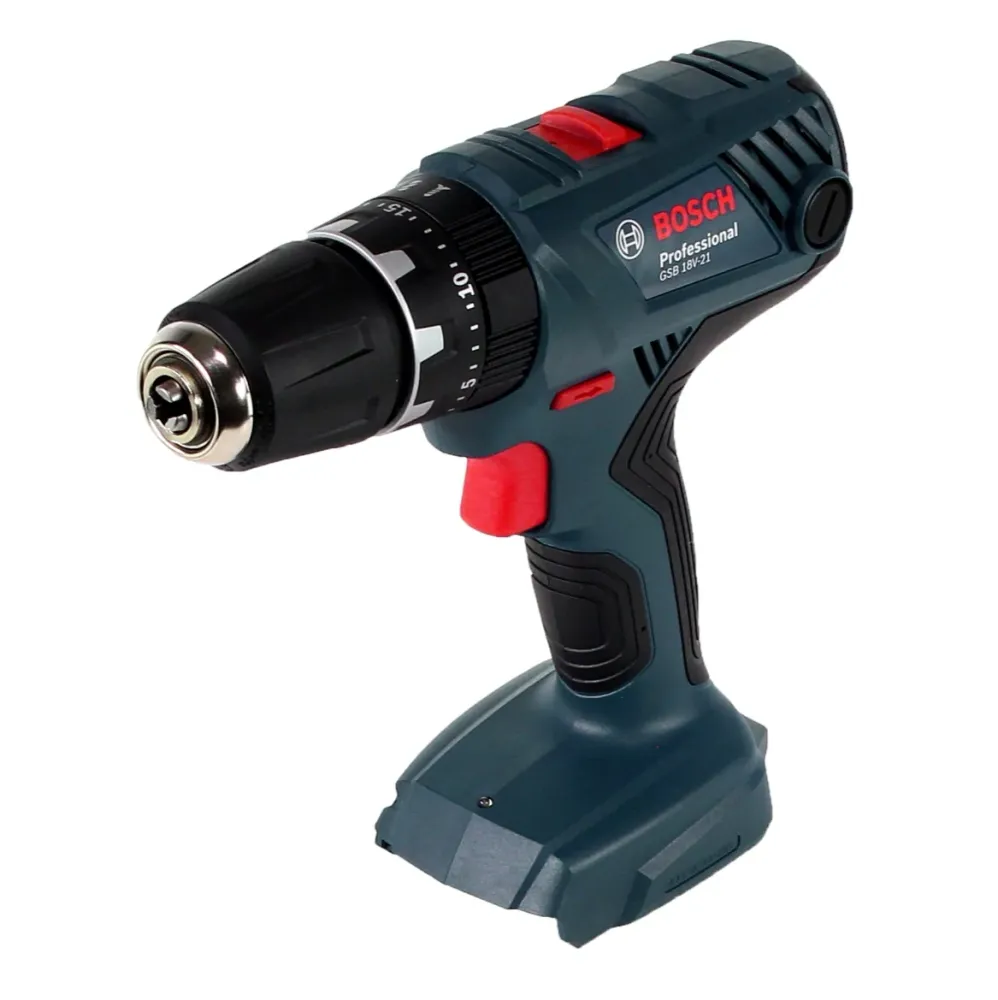 Bosch Professional GSB 18V-21 akumulatorowa wiertarko-wkrętarka udarowa 18 V 55 Nm Solo ( 06019H1176 ) - bez akumulatora,...
