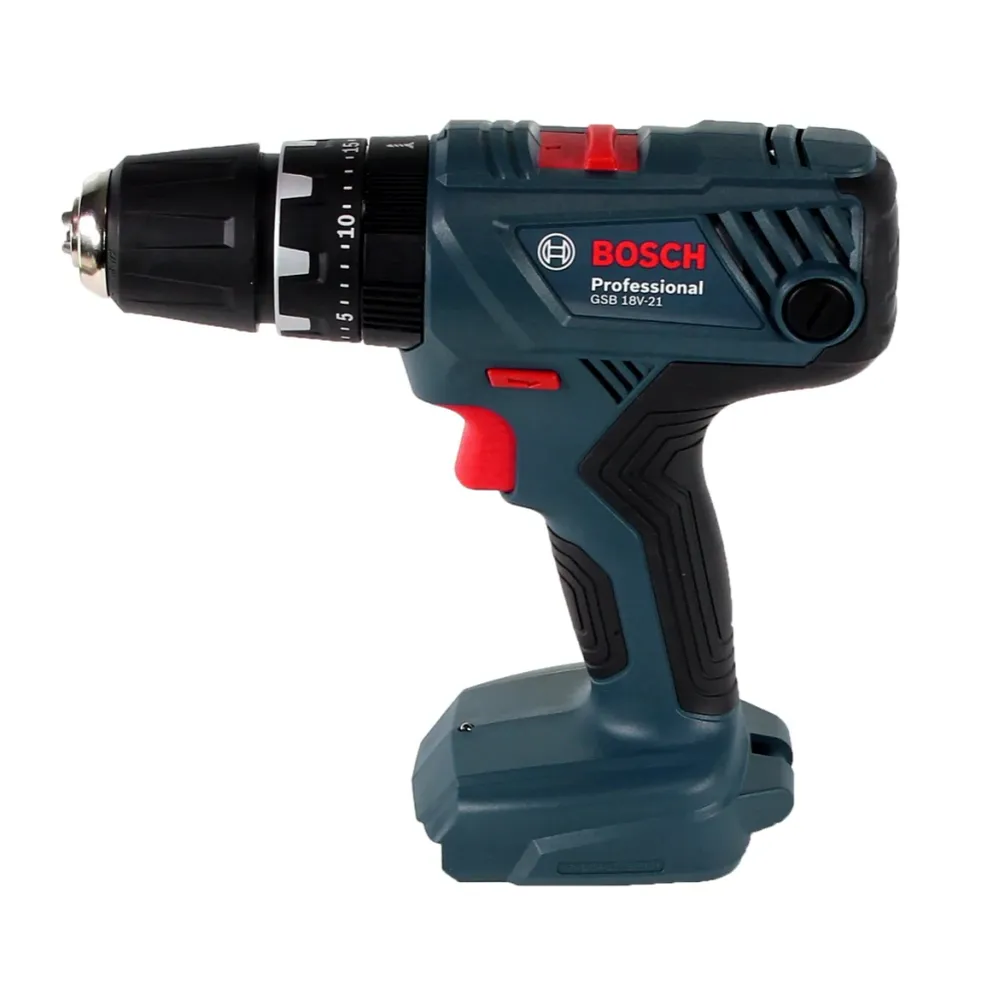Bosch Professional GSB 18V-21 akumulatorowa wiertarko-wkrętarka udarowa 18 V 55 Nm Solo ( 06019H1176 ) - bez akumulatora,...