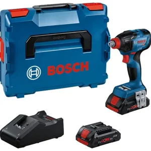Bosch Professional klucz udarowy GDX 18V-210C 210 Nm zestaw 2 akumulatorów 4Ah