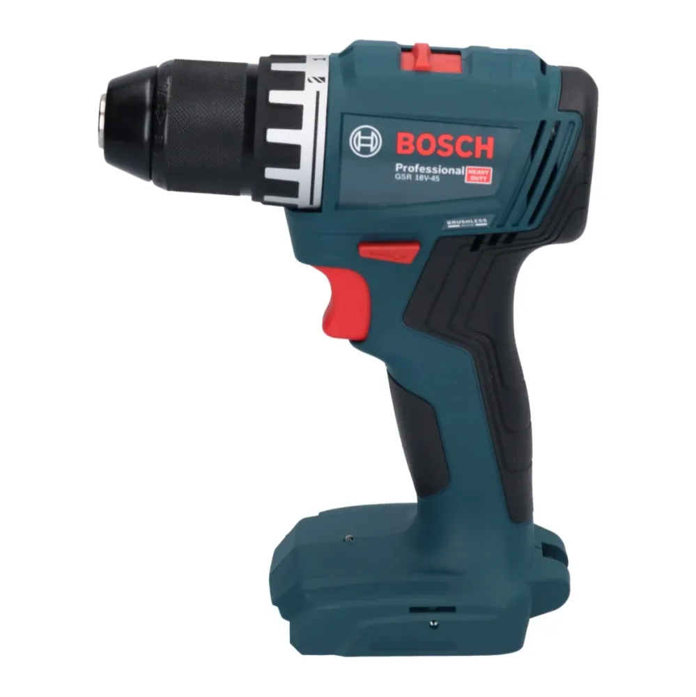 Wiertarko-wkrętarka akumulatorowa Bosch GSR 18V-45 18 V 45 Nm ( 06019K3204 ) bezszczotkowa + 2x akumulator 3,0 Ah + ładowa...