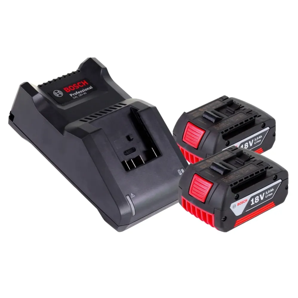 Wiertarko-wkrętarka akumulatorowa Bosch GSR 18V-45 18 V 45 Nm ( 06019K3204 ) bezszczotkowa + 2x akumulator 3,0 Ah + ładowa...