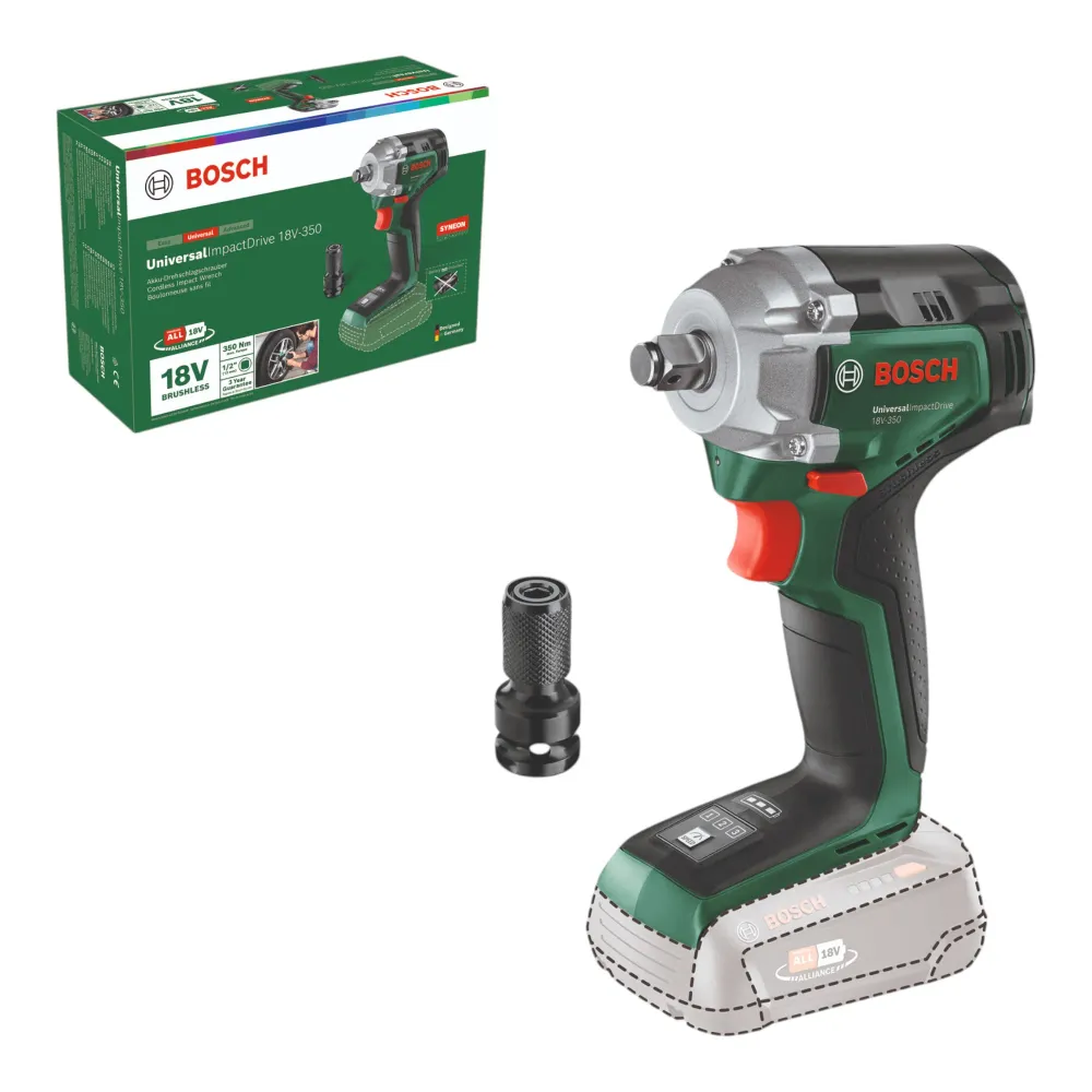Bosch UniversalImpactDrive 18V-350 akumulatorowy klucz udarowy 18 V ( 0603980304 ) 350 Nm bezszczotkowy solo - bez akumula...