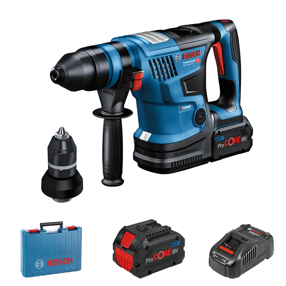 Wiertarko-wkrętarka akumulatorowa Bosch GBH 18V-34 CF 8Ah