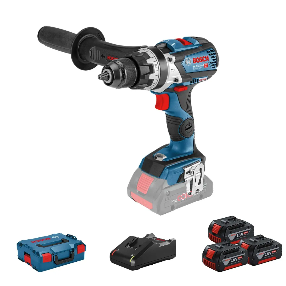 Wiertarko-wkrętarka akumulatorowa Bosch GSB 18V-110 C 5Ah