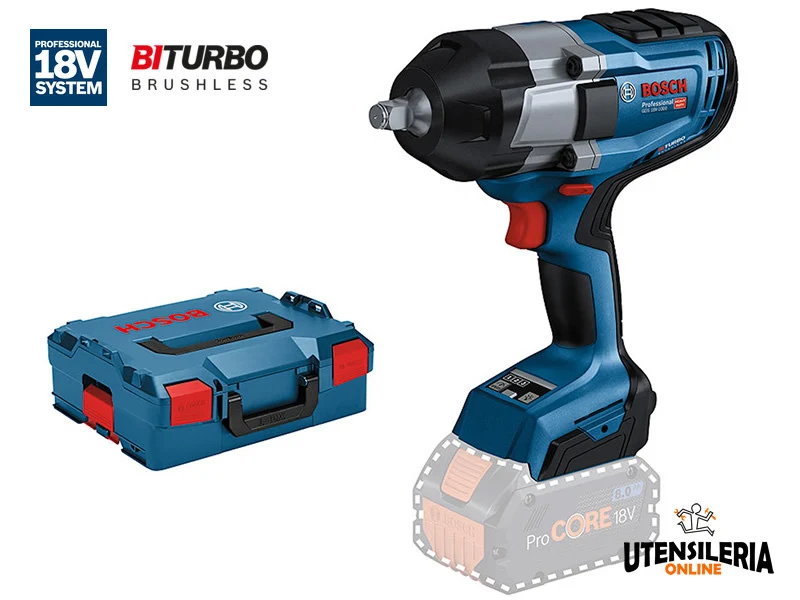 Bosch Zakrętarka udarowa akumulatorowa 18V 1000 Nm Professional GDS BITURBO