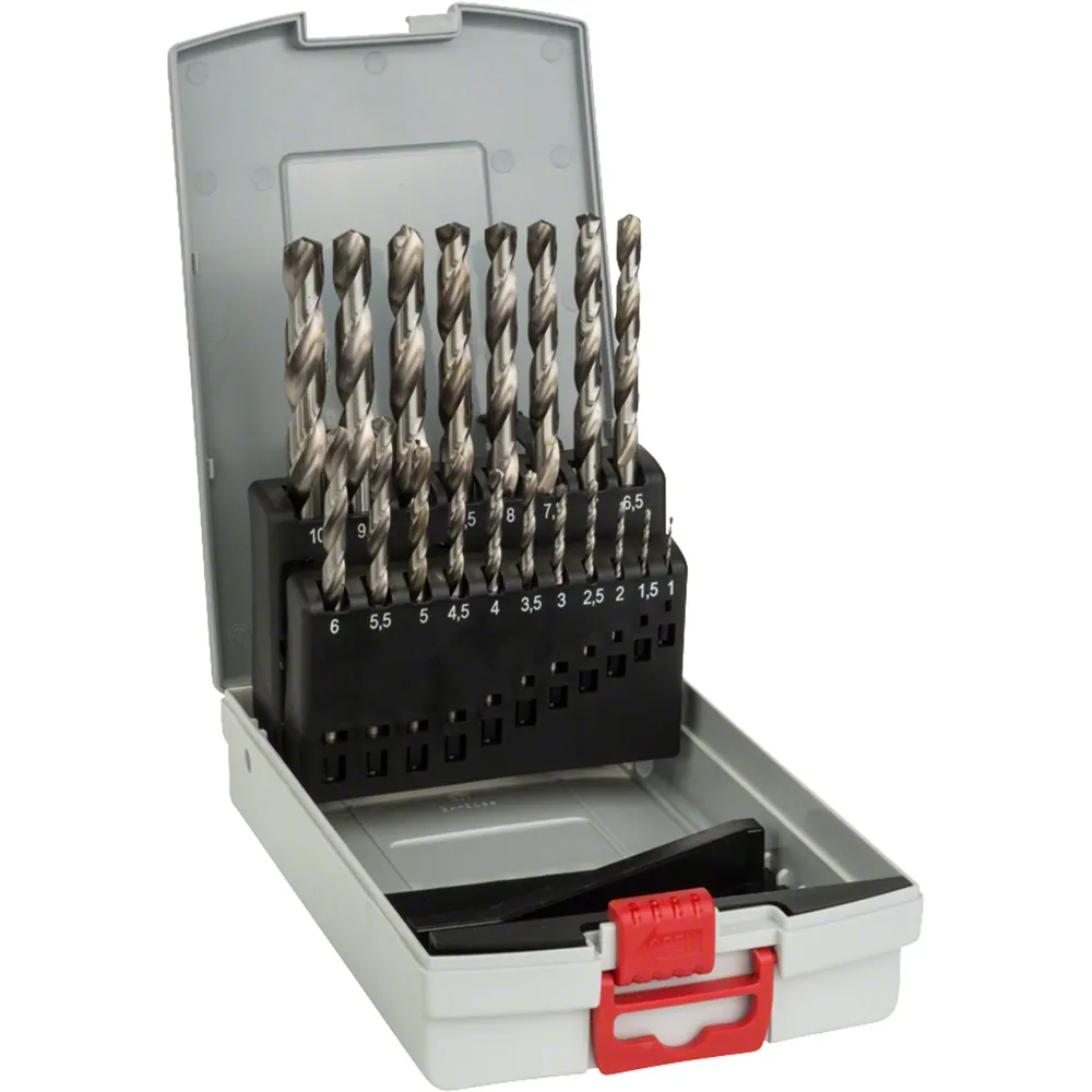 Zestaw wierteł do metalu Bosch HSS-G ProBox 1-10 mm 19 szt.