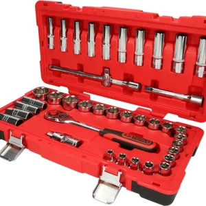 KS TOOLS 1/2" CHROMEplus Steckschlüssel-Satz, 39-tlg ( 958.0639 ) BRILLIANT TOOLS