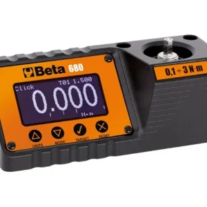 Cyfrowy miernik momentu obrotowego Beta Utensili 680/3 z kolorowym wyświetlaczem LCD 0,1-3 Nm