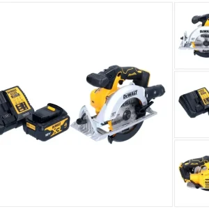 Akumulatorowa pilarka tarczowa DeWalt DCS 565 M1 18 V 165 mm bezszczotkowa + 1x akumulator 4,0 Ah + ładowarka
