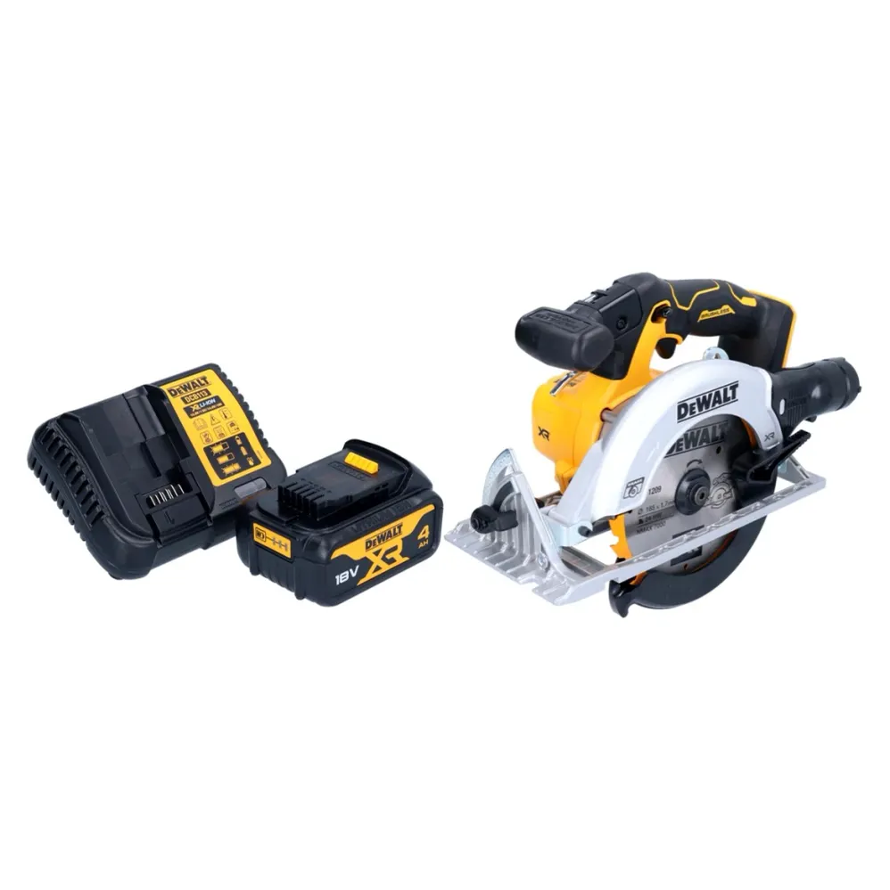 Akumulatorowa pilarka tarczowa DeWalt DCS 565 M1 18 V 165 mm bezszczotkowa + 1x akumulator 4,0 Ah + ładowarka
