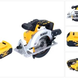 Akumulatorowa pilarka tarczowa DeWalt DCS 565 N 18 V 165 mm bezszczotkowa + 1x akumulator 5,0 Ah - bez ładowarki