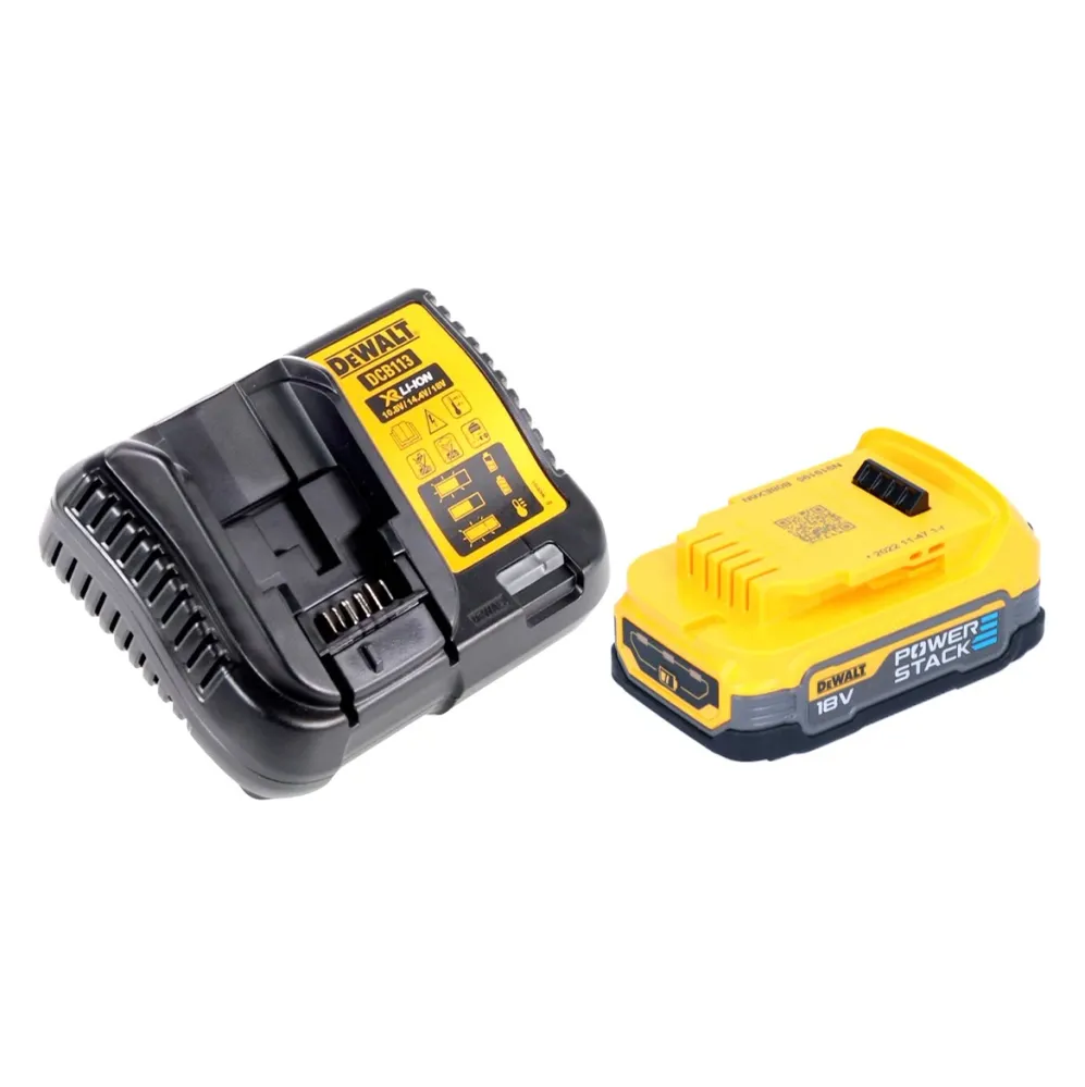 Akumulatorowa wiertarko-wkrętarka DeWalt DCD 800 E2T 18 V 90 Nm bezszczotkowa + 2x akumulator 1,7 Ah + ładowarka + TSTAK