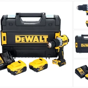 Akumulatorowa wiertarko-wkrętarka udarowa DeWalt DCD 805 P2T 18 V 90 Nm bezszczotkowa + 2x akumulator 5,0 Ah + ładowarka +...