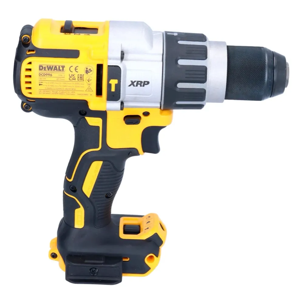 Akumulatorowa wiertarko-wkrętarka udarowa DeWalt DCD 996 P2 18 V 95 Nm bezszczotkowa + 2x akumulator 5,0 Ah + ładowarka