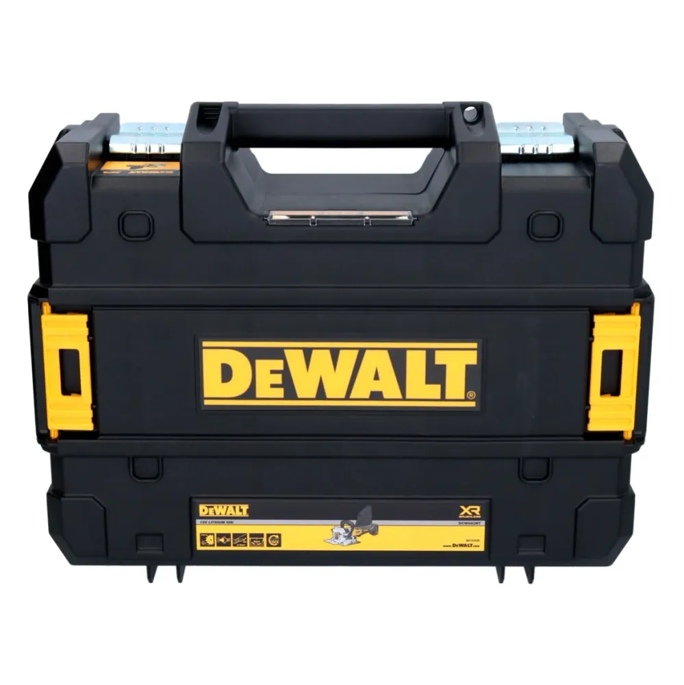 Akumulatorowa wyrzynarka do kołków płaskich DeWalt DCW 682 M2T 18 V 102 x 20 mm bezszczotkowa + 2x akumulator 4,0 Ah + ład...