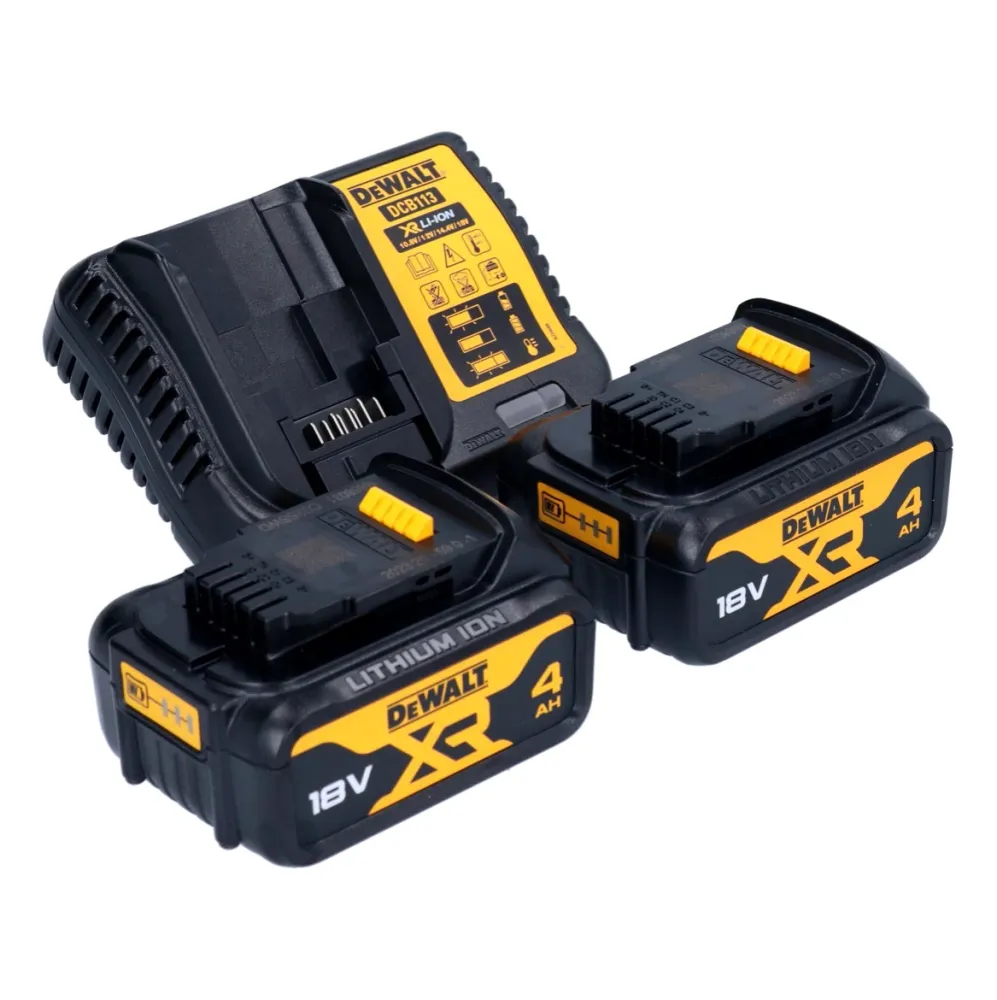 Akumulatorowa wyrzynarka do kołków płaskich DeWalt DCW 682 M2T 18 V 102 x 20 mm bezszczotkowa + 2x akumulator 4,0 Ah + ład...