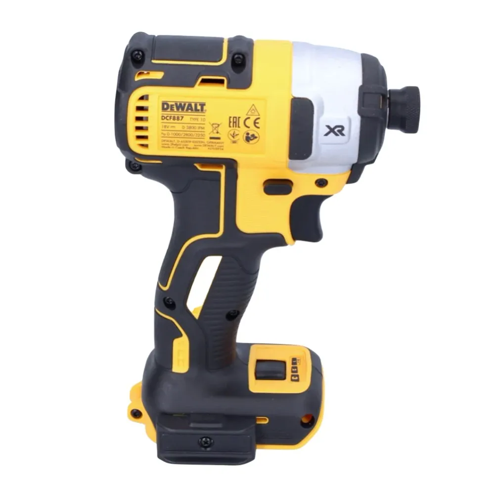 Akumulatorowy klucz udarowy DeWalt DCF 887 E2 18 V 205 Nm 1/4" bezszczotkowy + 2x akumulator 1,7 Ah + ładowarka