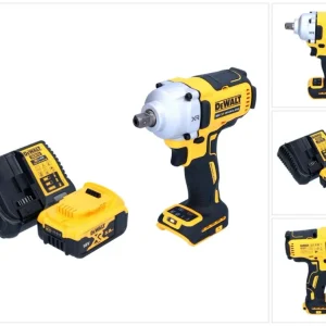 Akumulatorowy klucz udarowy DeWalt DCF 892 P1 18 V 812 Nm 1/2" bezszczotkowy + 1x akumulator 5,0 Ah + ładowarka
