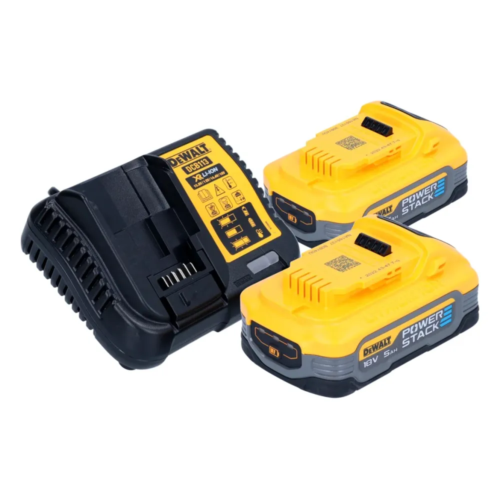 Akumulatorowy klucz udarowy DeWalt DCF 892 H2 18 V 812 Nm 1/2" bezszczotkowy + 2x akumulator Powerstack 5,0 Ah + ładowarka