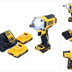 Akumulatorowy klucz udarowy DeWalt DCF 892 D2 18 V 812 Nm 1/2" bezszczotkowy + 2x akumulator 2,0 Ah + ładowarka