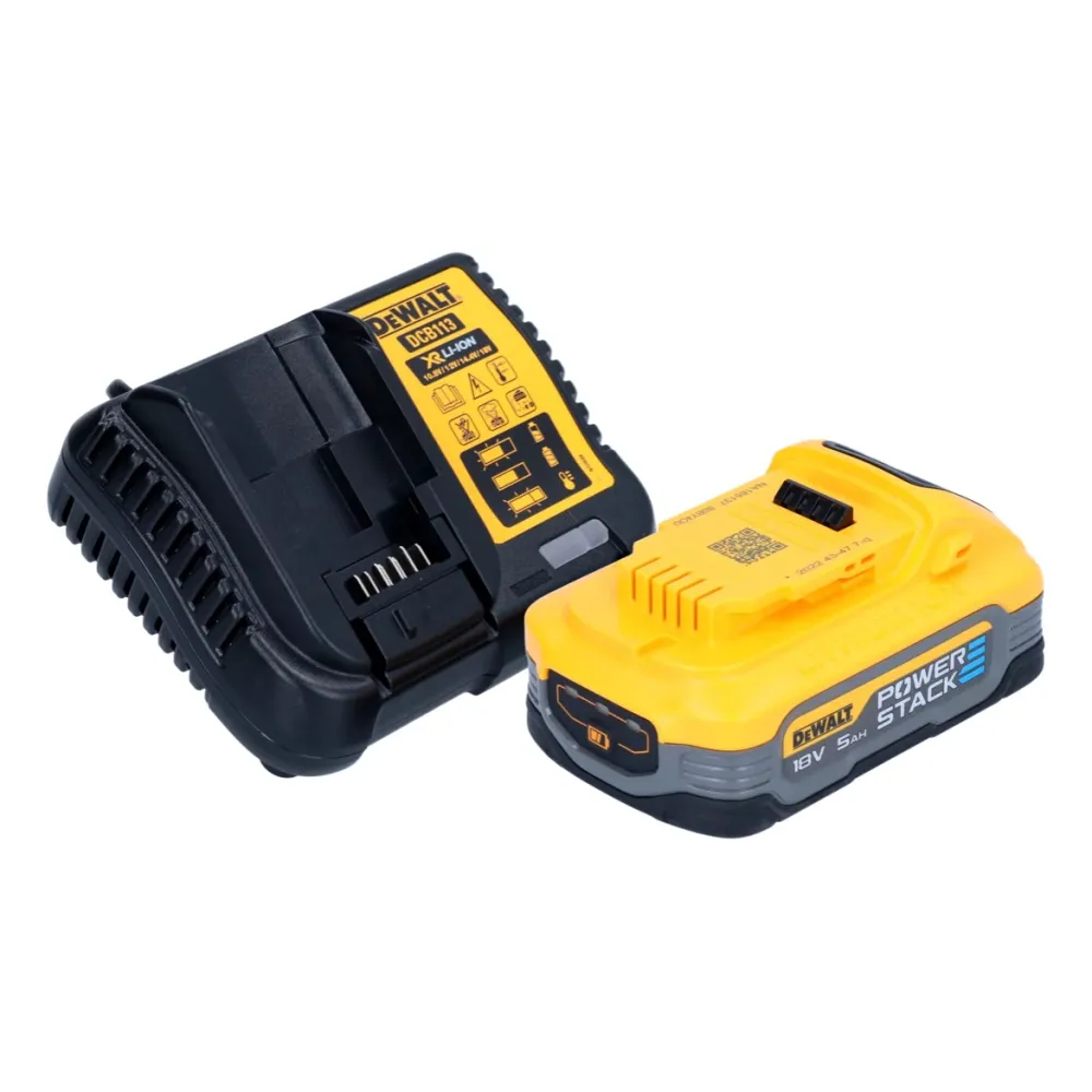 Akumulatorowy płaski frez do kołków DeWalt DCW 682 H1T 18 V 102 x 20 mm bezszczotkowy + 1x akumulator Powerstack 5,0 Ah +...