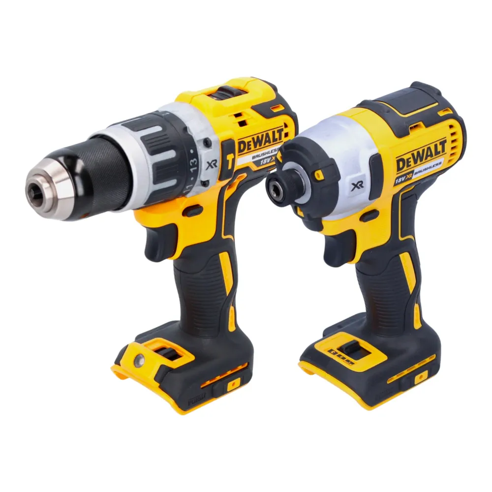 Akumulatorowy zestaw kombi DeWalt DCK 266 P2T 18 V wiertarko-wkrętarka udarowa DCD 796 + wkrętarka udarowa DCF 887 + 2x ak...
