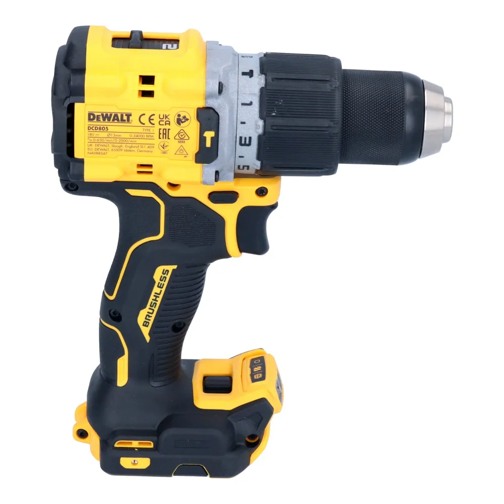 DeWalt DCD 805 N akumulatorowa wiertarko-wkrętarka udarowa 18 V 90 Nm bezszczotkowa solo - bez akumulatora, bez ładowarki