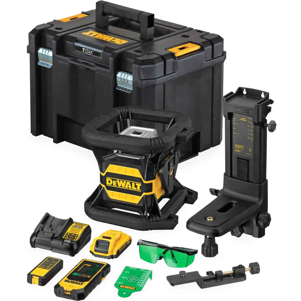 Dewalt DCE080D1GS-QW 18 V 2 Ah Zielony laser obrotowy