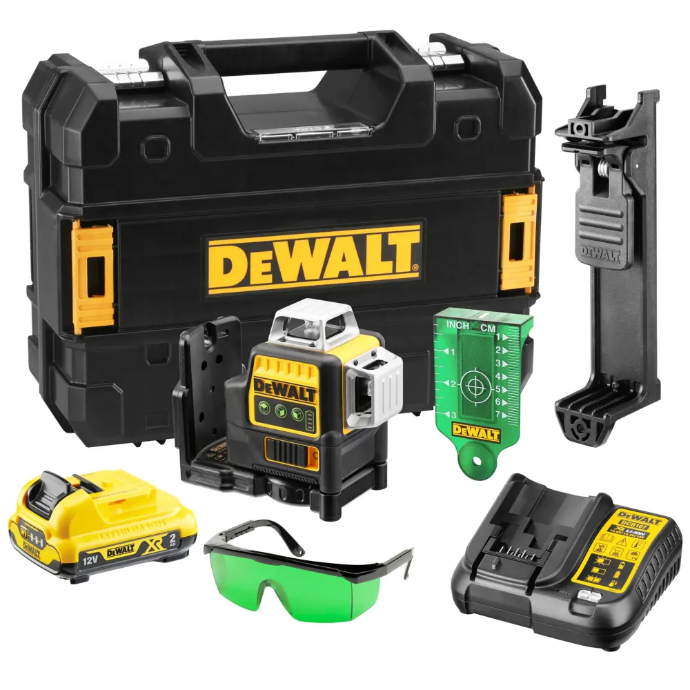 Dewalt DCE089D1G-QW 12V 2Ah zielony wieloliniowy tracker laserowy