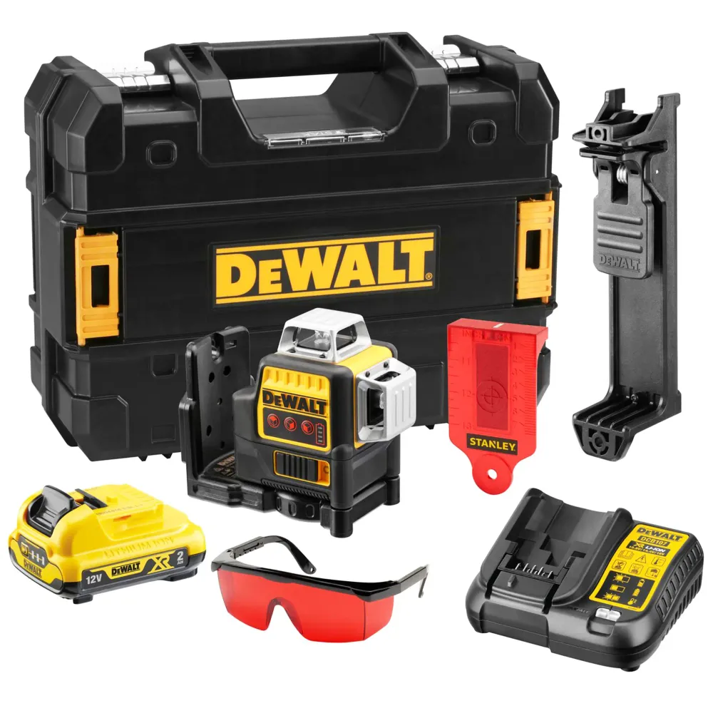 Dewalt DCE089D1R-QW 12V 2Ah czerwony wieloliniowy tracker laserowy