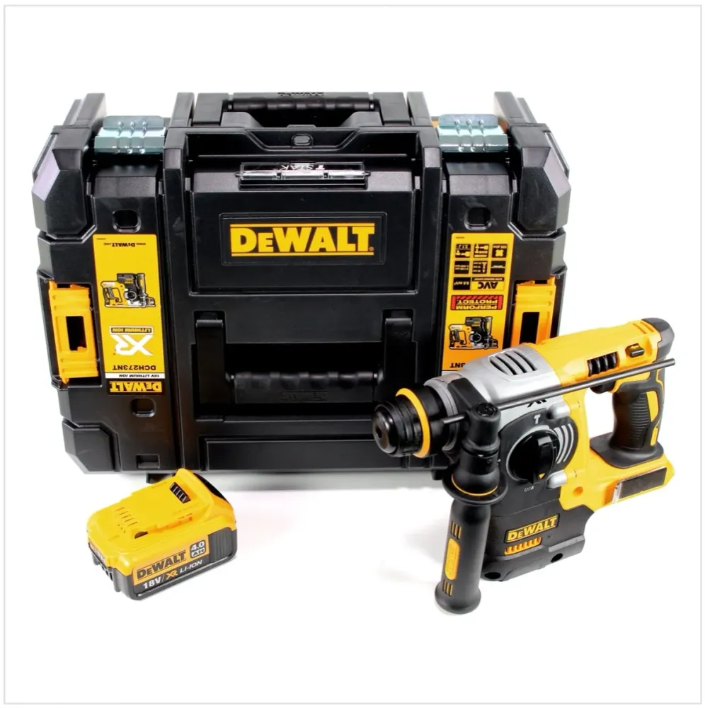 DeWalt DCH 273 NT akumulatorowy kombimłot 18V 2.1J SDS-Plus Brushless + 1x akumulator 4.0Ah + TSTAK - bez ładowarki