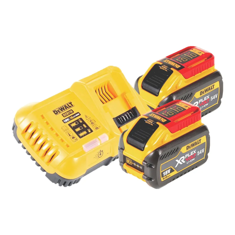 DeWalt DCMCS 574 X2 Akumulatorowa pilarka łńcuchowa 54 V FlexVolt 45 cm bezszczotkowa + 2x akumulator 9,0 Ah + ładowarka