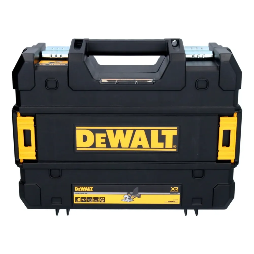 DeWalt DCW 682 NT akumulatorowy płaski frez do kołków 18 V 102 x 20 mm bezszczotkowy + 1x akumulator Powerstack 1,7 Ah + T...