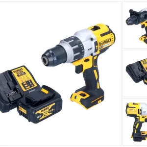 DeWALT DCD 996 M1 akumulatorowa wiertarko-wkrętarka udarowa 18 V 95 Nm bezszczotkowa + 1x akumulator 4,0 Ah + ładowarka