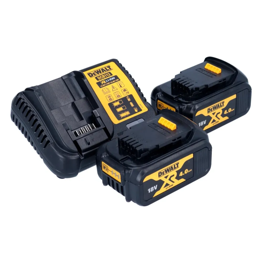 DeWalt DCD 996 M2 akumulatorowa wiertarko-wkrętarka udarowa 18 V 95 Nm bezszczotkowa + 2x akumulator 4,0 Ah + ładowarka