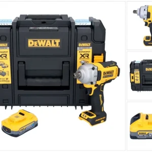 DeWalt DCF 892 NT akumulatorowy klucz udarowy 18 V 813 Nm 1/2" bezszczotkowy + 1x akumulator Powerstack 5,0 Ah + TSTAK - b...