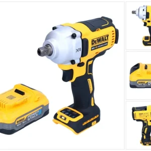DeWalt DCF 892 N akumulatorowy klucz udarowy 18 V 812 Nm 1/2" bezszczotkowy + 1x akumulator Powerstack 5,0 Ah - bez ładowarki