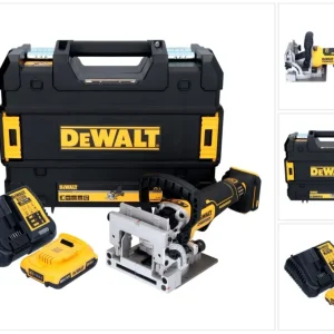 DeWalt DCW 682 D1T akumulatorowy frez do kołków płaskich 18 V 102 x 20 mm bezszczotkowy + 1x akumulator 2,0 Ah + ładowarka...