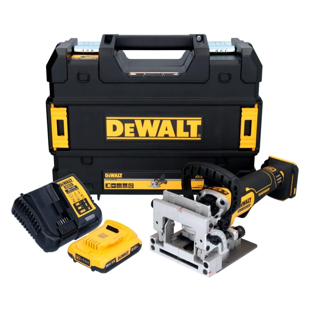 DeWalt DCW 682 D1T akumulatorowy frez do kołków płaskich 18 V 102 x 20 mm bezszczotkowy + 1x akumulator 2,0 Ah + ładowarka...