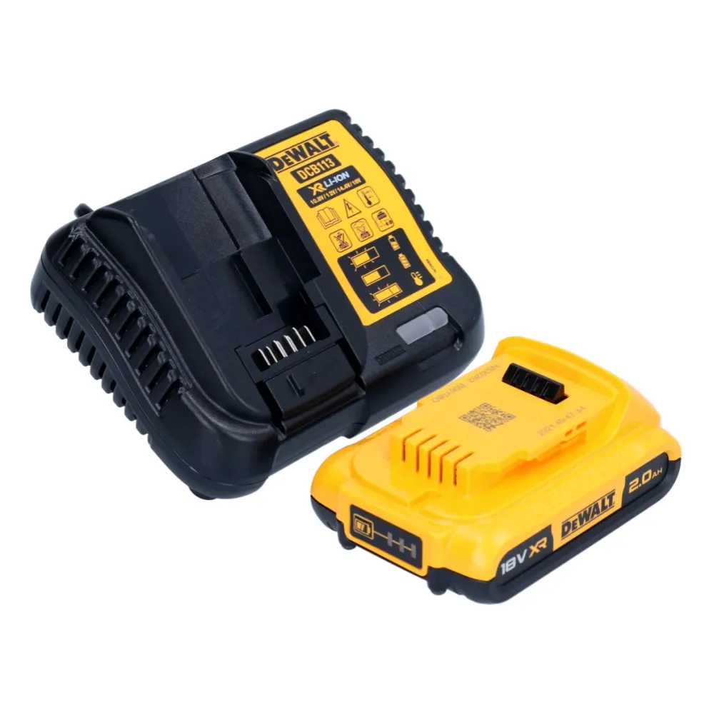 DeWalt DCW 682 D1T akumulatorowy frez do kołków płaskich 18 V 102 x 20 mm bezszczotkowy + 1x akumulator 2,0 Ah + ładowarka...